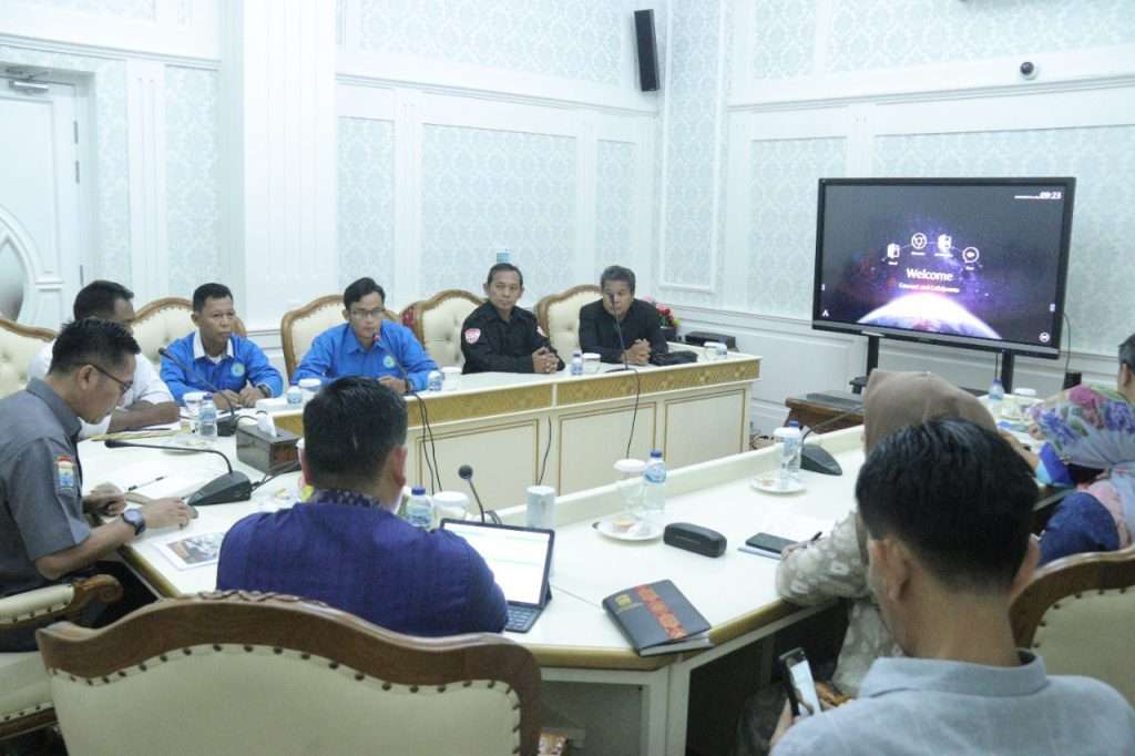 Yayasan Sampah Amal Nusantara saat audensi ke Pemkot Palembang