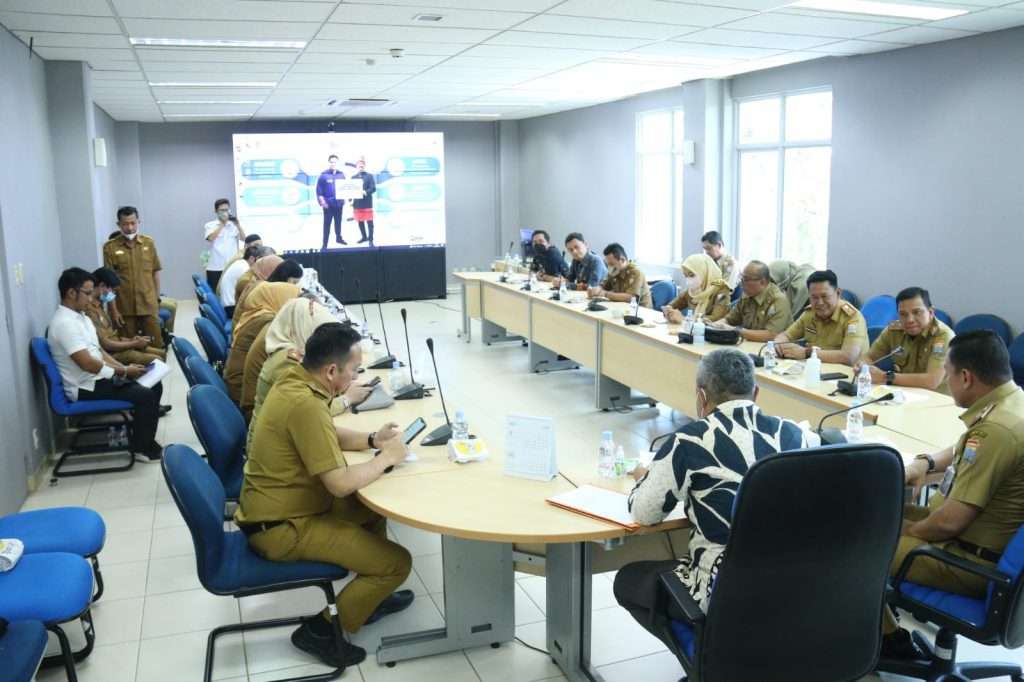Pemkot Palembang menggelar rapat koordinasi jelang Rakernas IX Jaringan Kota Pusaka Indonesia (JKPI) pada tanggal 2-5 November 2022