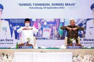 Gubernur Sumsel H Herman Deru dan Wakil Gubernur H Mawardi Yahya (HDMY),