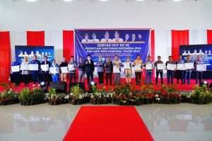 Gubernur Sumsel Herman Deru hadiri Gebyar HUT Ke-76 Persatuan Wartawan Indonesia (PWI) dan Hari Pers Nasional (HPN) Tahun 2022 di Islamic Center Kota Prabumulih