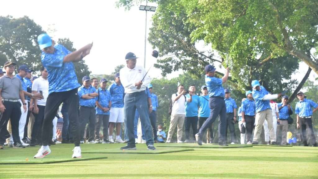 Wakil Gubernur Sumsel H Mawardi Yahya membuka Golf Open Tournament di The Royal PGC Golf Lounge pada Sabtu (20/5) pagi.