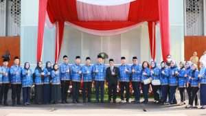 Sekretaris Daerah (Sekda) Provinsi Sumsel Ir. S.A. Supriono menjadi Inspektur Upacara (Irup) dalam memperingati Hari Kebangkitan Nasional (Harkitnas) ke-115 Tahun 2023 di halaman Kantor Gubernur pada Senin (22/5) pagi.