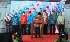 Wabup PALI Drs H Soemarjono, menghadiri Musrenbang Kabupaten dengan agenda penyusunan RKPD Tahun 2024, di halaman Sanggar Pramuka, PALI, Kamis (16/3/2023)